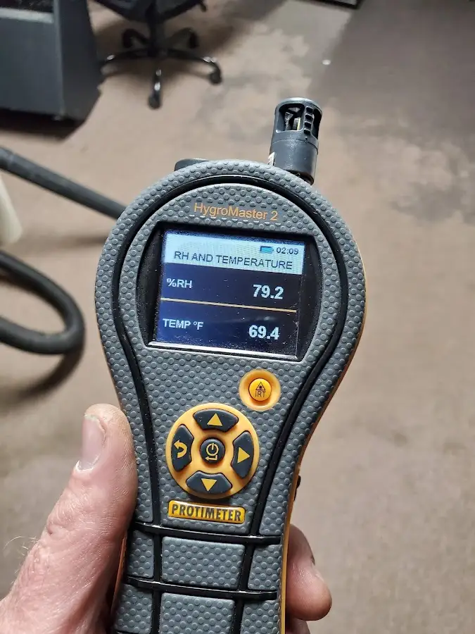 Moisture meter humidity assessment for Fire & Smoke Damage Restoration in Taylor